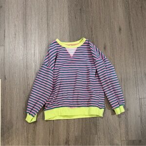 Women’s striped sweatshirt